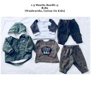 0-3 MONTHS BOYS CLOTHING