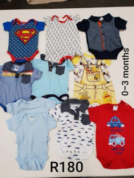 Boys 0 to 3 month clothing bundle