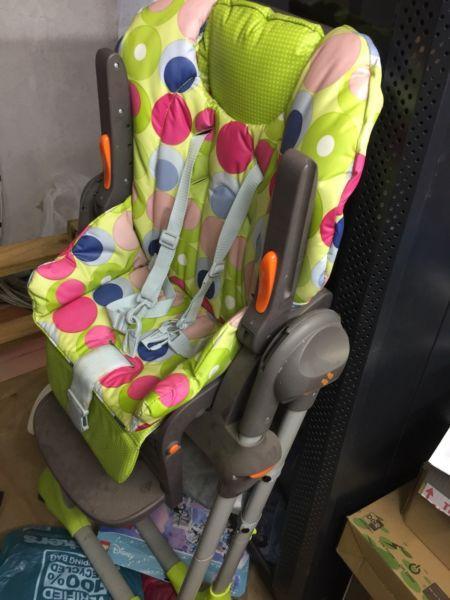 Chico Baby feeding chair -URGENT SALE PAID more than 3000