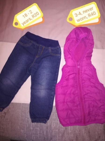 Girls Clothing, sizes 1-2 & 2-3, some new and never worn!