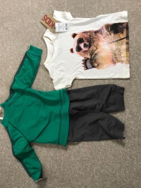 Brand new toddler 3 piece suit and tshirt