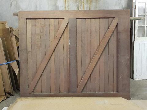 Burglar Gate and solid wooden oversized gate