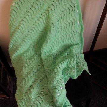 Hand knitted baby blankets/shawls and much more