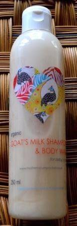 Organic Goat's Milk shampoo and Body Wash 250mls