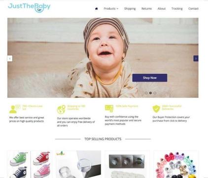 Just the Baby Readymade E Commerce Store