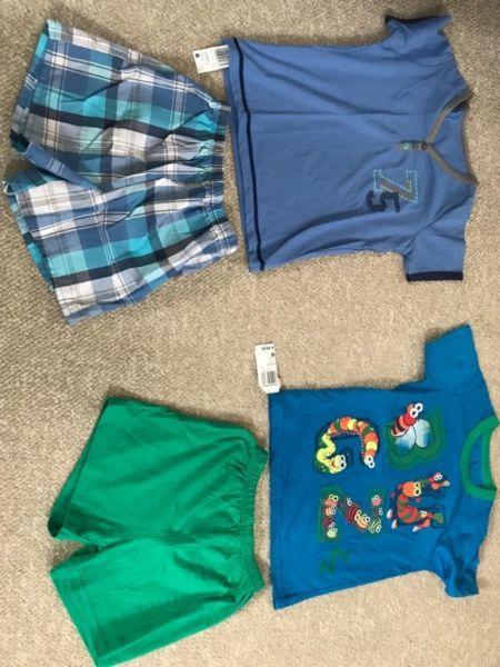 Brand new 2-3 year old T-shirt and short sets