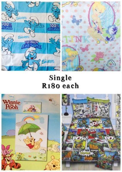 Reversible disney duvet covers