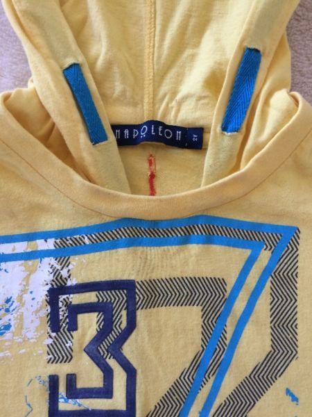 Napoleon boys' tshirt/hoodie yellow- 24m