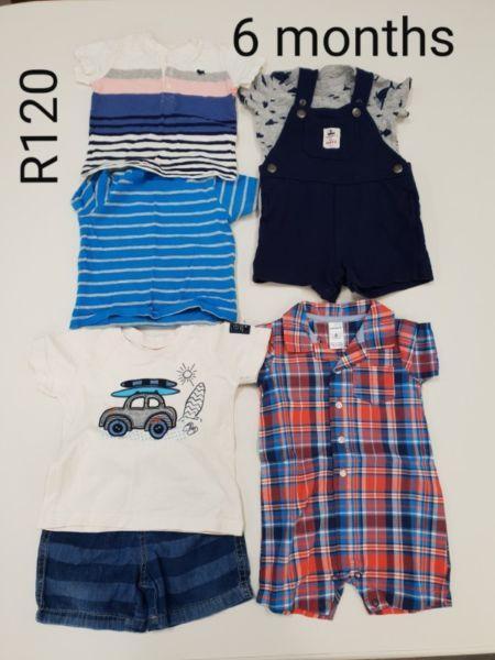 Boys 6 to 12 months clothing bundle