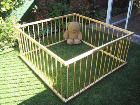 Brand new 1.5m x 1.5m Wooden Baby Playpen – Made to order