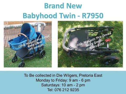 Brand New Babyhood Twin Stroller