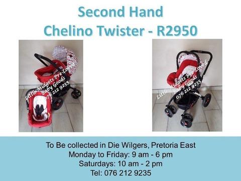 Second Hand Chelino Twister (Red and White)