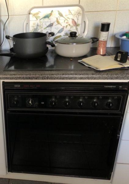 Defy glass top hob and oven