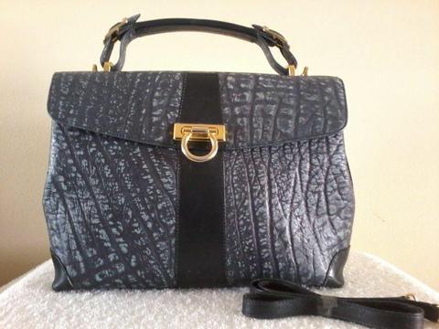 Lorenzi Buffalo skin handbag-new