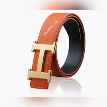 Hermés Belts (Burnt Orange)