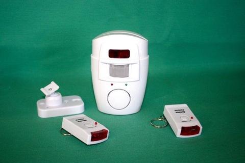 Remote controlled mini alarm