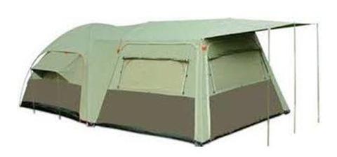 Howling Moon Ripstop (3x3m) dome tent and extension (3x3m) including 3 x 6 m ground cover net