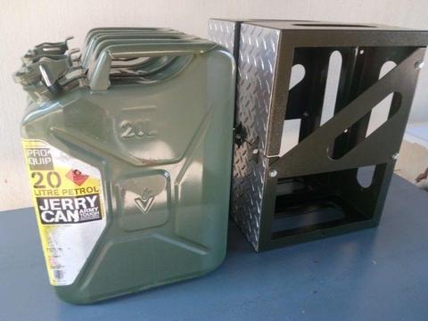 Jerry cans and holders