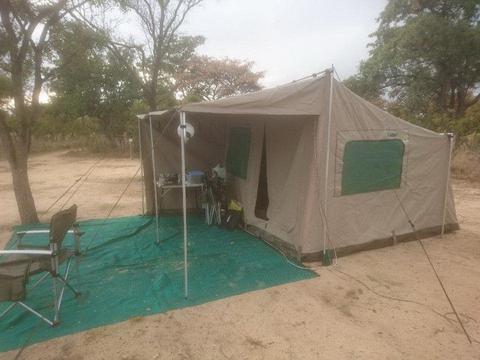 Zambezi Tent Senior with Veranda Enclosure and Heavy Duty Fly Sheet
