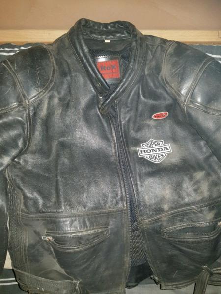 ROX Leather Jacket. XL