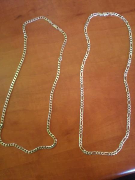 925 silver chains( x2)