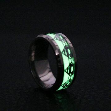 New available luminious Superman rings