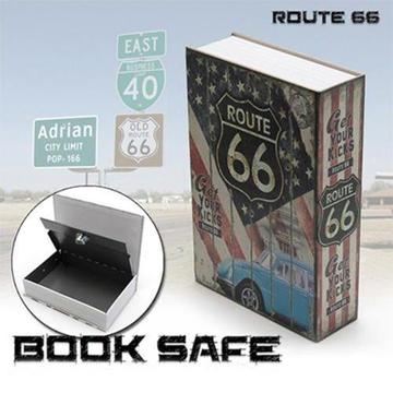 Route 66 Book Safe Mini Lockable Safe