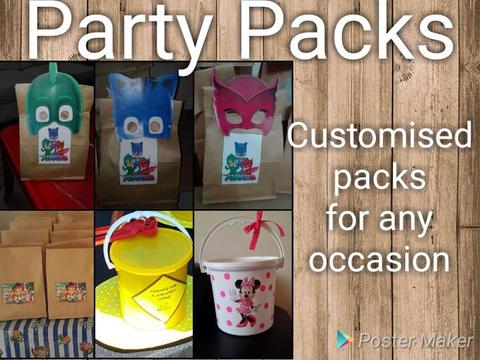 Customised Party Packs