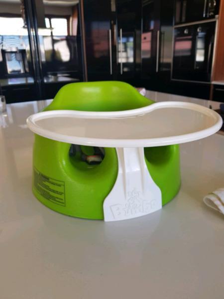 Bumbo seat and tray