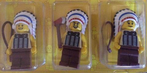 LEGO - Minifigures ( American Indians ) - 60x in stock