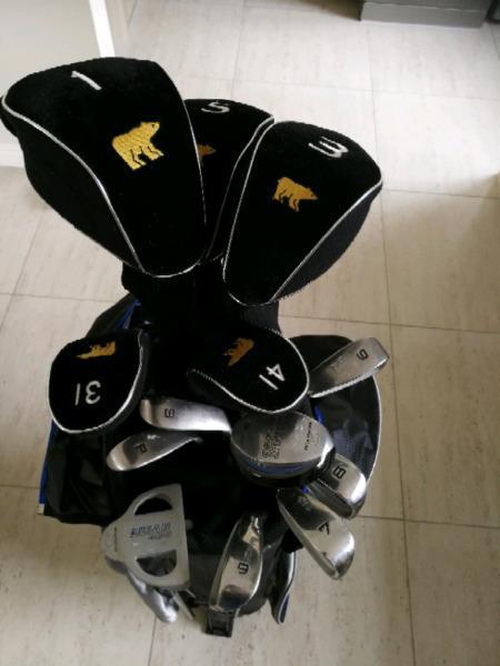 Left hand golf clubs in great condition