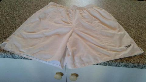 Speedo White Men's Swimming Shorts Brand New Never used Perfect Condition Large