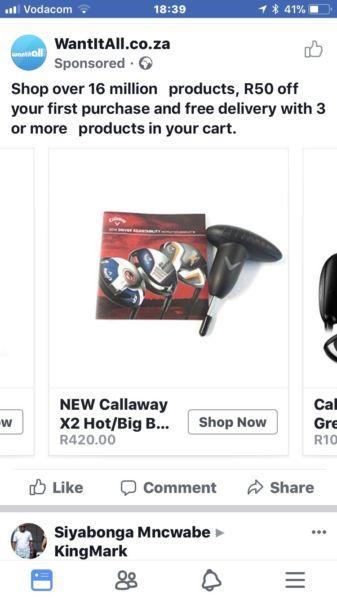 Callaway golf tools