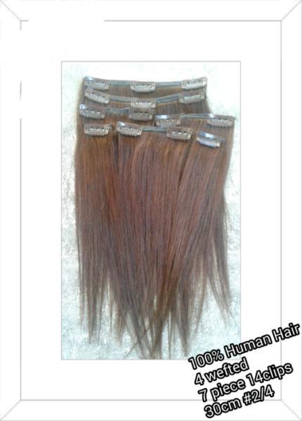 100% Clip in Remy Human Hair