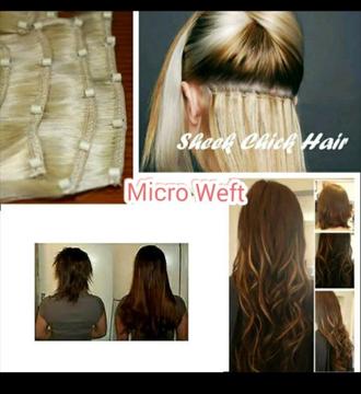 Micro Weft Hair Extensions