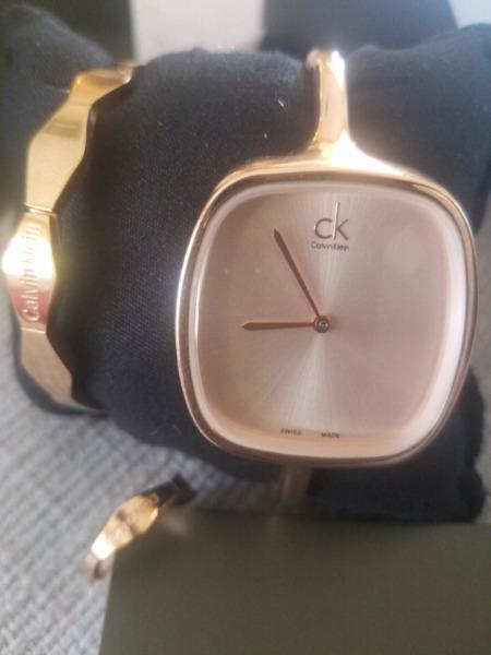 Lady's CK Swiss made watch combo