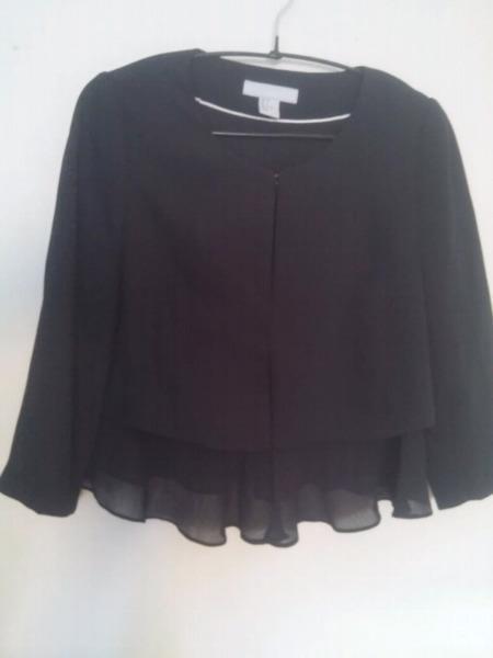 H&M - Formal black top. Brand new. Size 30