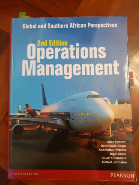 Operations management textbook