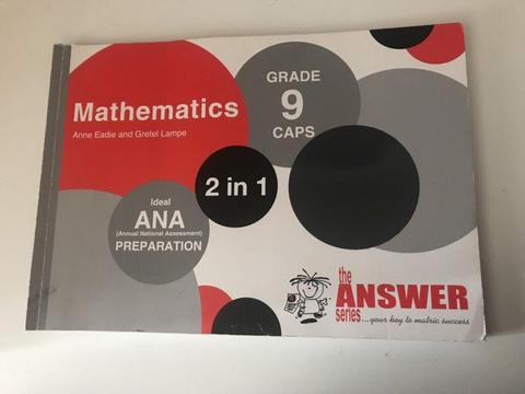 Answer series grade 9 math book