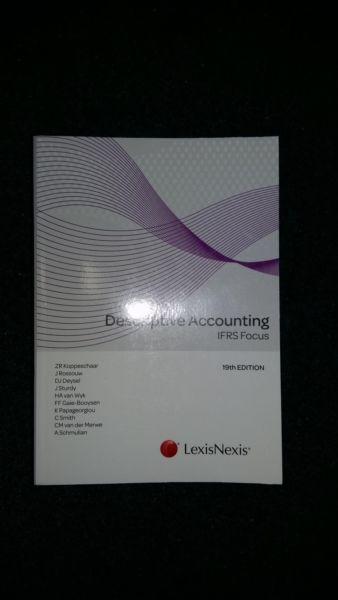 Descriptive Accounting IFRS Focus 19th Edition