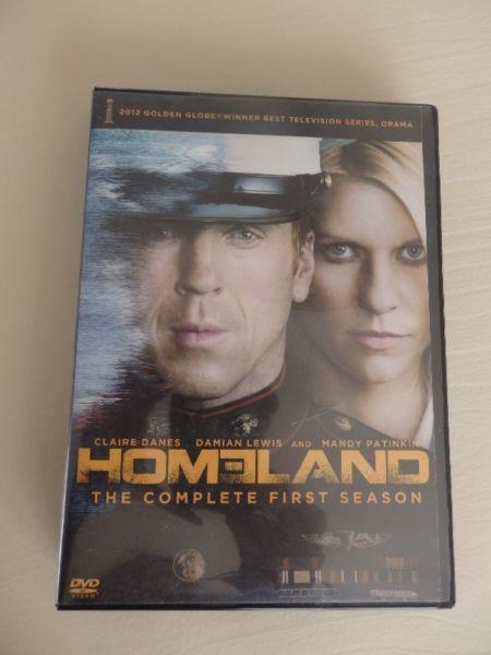 Homeland series 1 DVDs