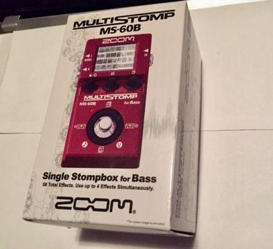 Zoom MS60B Bass Multi-effects pedal