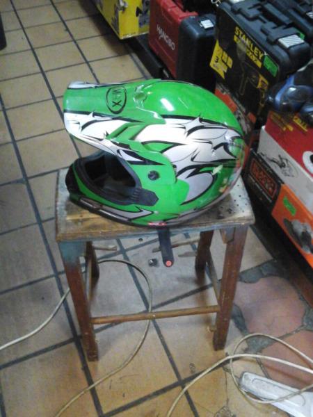Scrambler bike helmet (MAX) in very tantalizing condition for sale