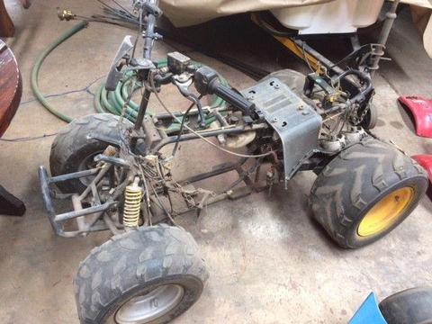 4 Wheeler Frame & Spares for sale - as is