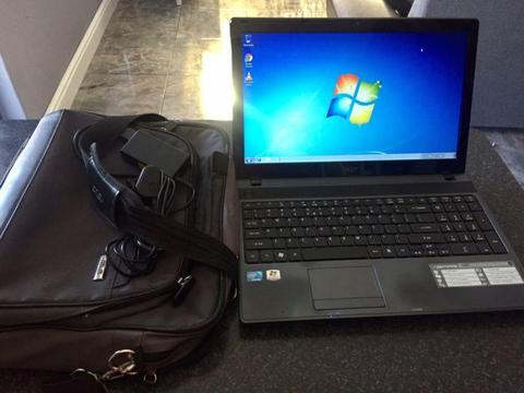 Acer Laptop+Bag*320GB*HDMI*WIFI*Webcam*USB