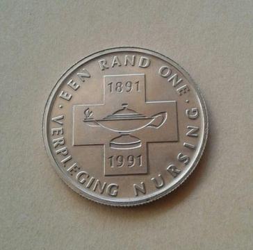 Scarce 1991 uncirculated silver Nursing R1 (low mintage)