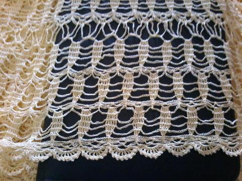 Crochet table cloth