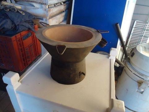 Vintage Clay Cooker / Stove