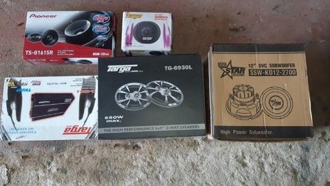 car sound system brand new in a box
