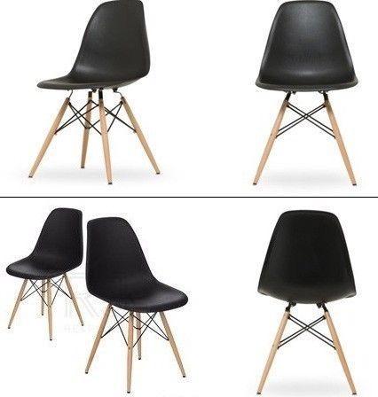 Black Eames eiffel dining chairs - Brand new R580 each (Delivered)
